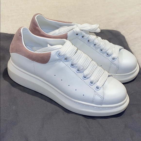 pink suede alexander mcqueen's